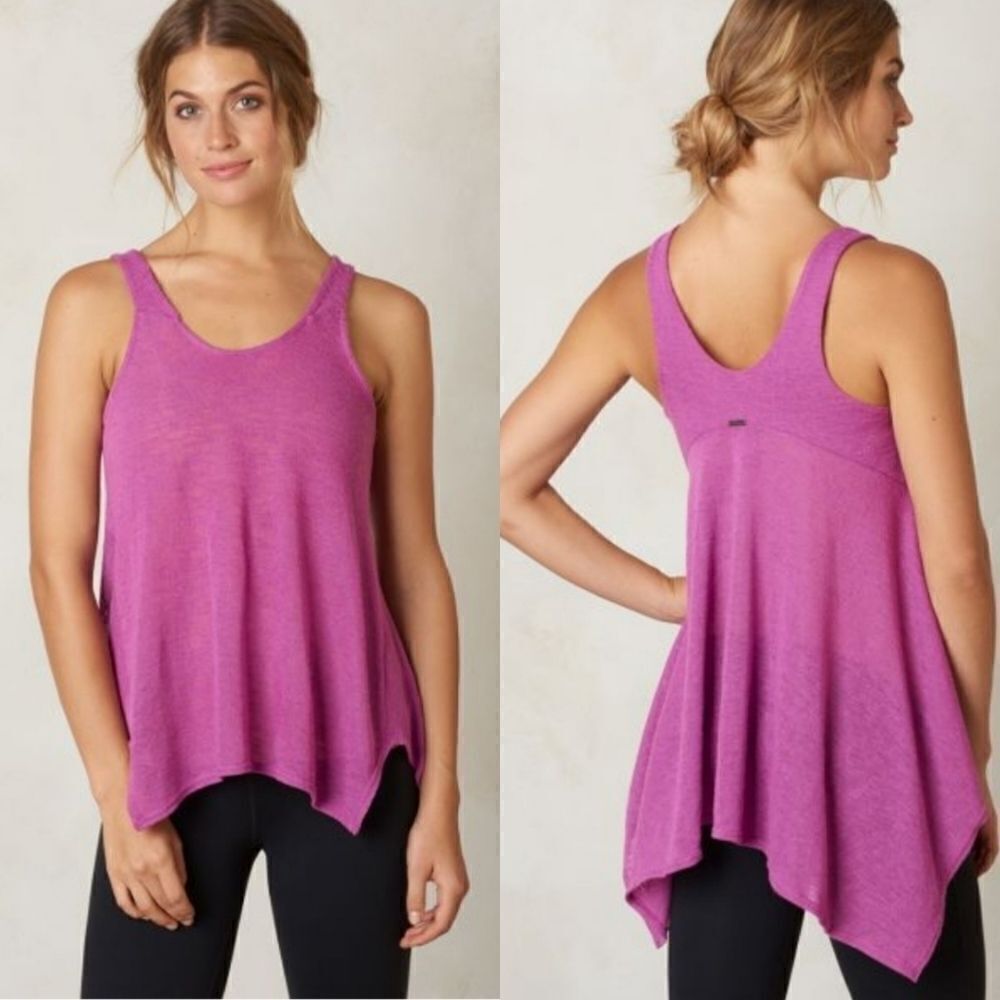 Prana Whisper‎ Work Out Tank Top True Orchid XS